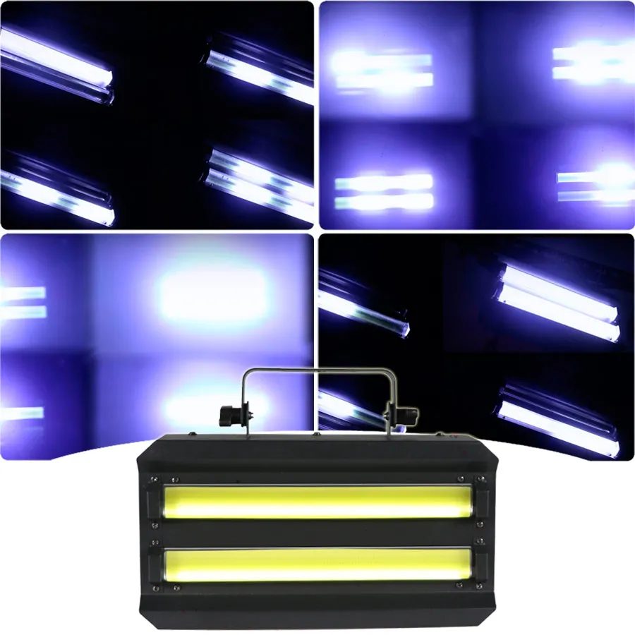 ESHINY 400W White LED DJ Disco Strobe Flash Light DJ Disco Party Holiday Club Xmas DMX Stage Lighting Effect Lamp Decorate X14D2