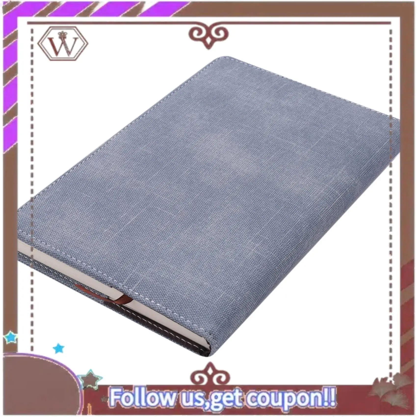 ล่าสุดรหัสผ่านกระดาษโน๊ตบุ๊คล็อคแบบพกพาหนังสือ PU ไดอารี่ล็อค Traveler Journal Weekly Planner โรงเรียนเครื่องเขียน