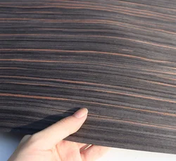 Size:2.5x0.58meter Thick:0.25mm Noble Black Gold Technology Wood Skin Home Speaker Car Interior Veneer Decoration