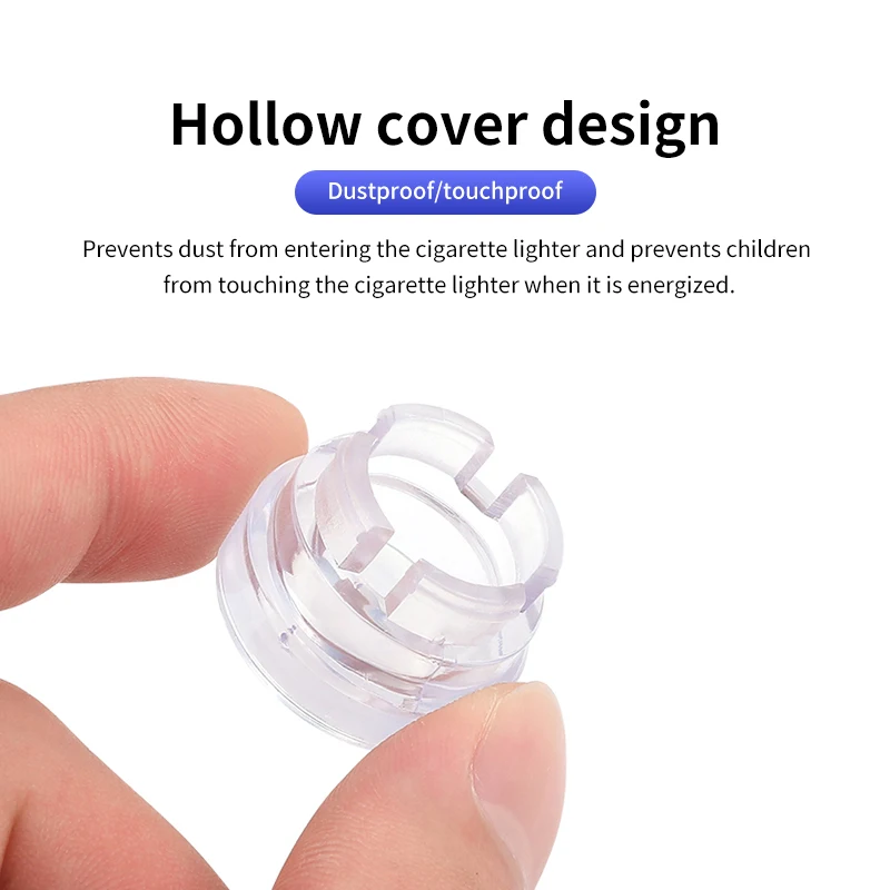 Car Cigarette Lighter Plug Dust Cover Button Socket Protective Cap For Skoda VRS Octavia Kamiq Kodiaq Karoq RS Superb Fabia Rapi