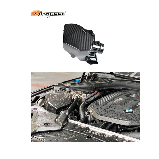 Airspeed Real Car Data Development Dry Carbon Fiber Cold Air Intake System for  850i G14 G15 G16 B58 3.0T