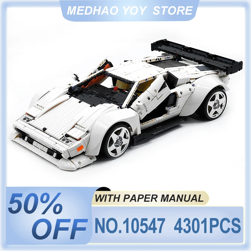 

Высококачественный новый конструктор 10547 MOC Technical 1:8 RC Speed Sports Racing: Модель для сборки, игрушка DIY, подарок на день рождения для мальчика