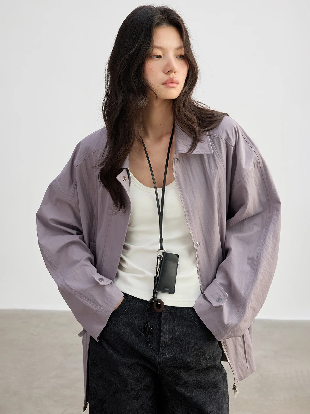 JUSLIN Lässiger Stil Baumwoll- – Vintage Windbreaker Nylon Bewertung und Preis