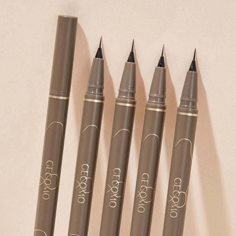 New Super Slim Liquid Eyeliner Waterproof Long Lasting Eyeliner Pencil No Smudging Smooth Eyeliner Pen Silkworm Eyes