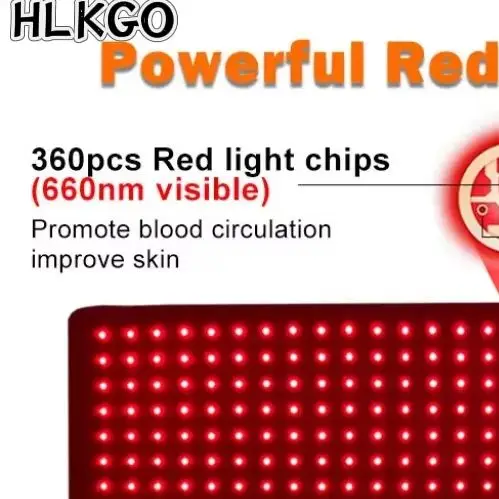 

Коврик для фототерапии 3-в-1 с красным светом (LED) для больших площадей – комбинированное носимое устройство 660 нм + 850 нм для домашней физиотерапии