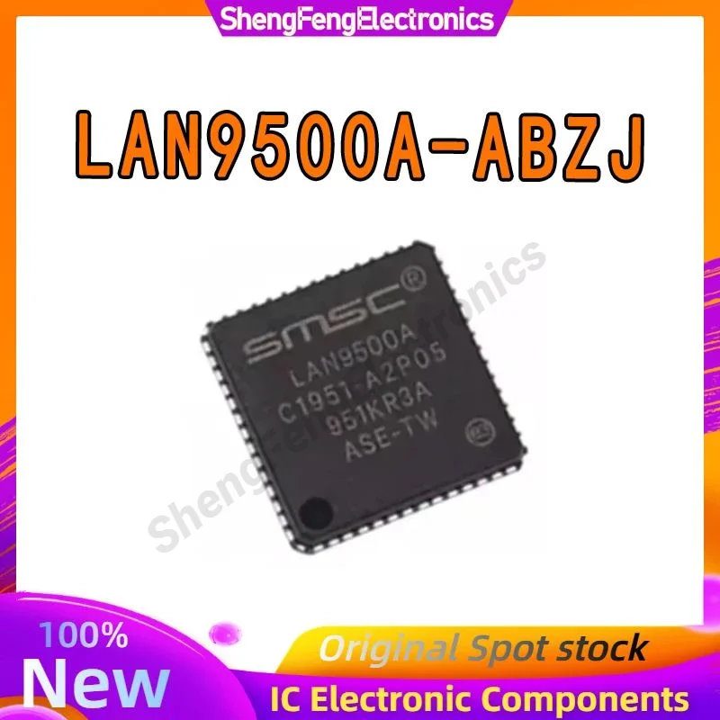 5 PZ LAN9500A-ABZJ LAN9500A LAN9500 LAN IC Chip USB QFN-56 100% Nuovo Originale in magazzino