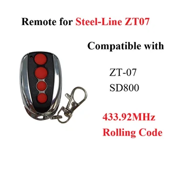 Télécommande de remplacement pour porte de Garage Steel-line ZT07 SD800, Code roulant 433.92MHz