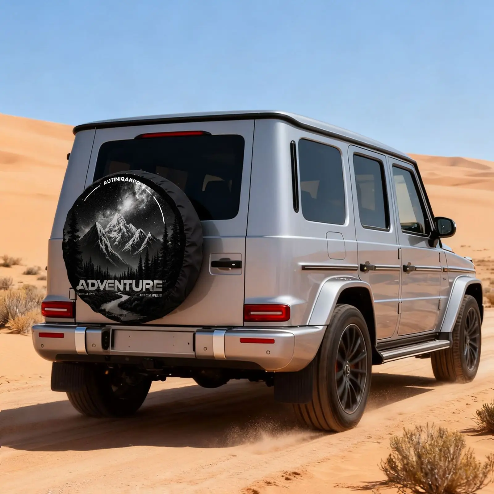 All-Weather Heavy-Duty Tire Cover For RV/Camping Tires With Heavy-Snow Print (Snow Tread) - Fit For Spare Wheel Protection, Dura