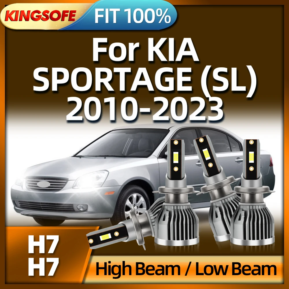 

KINGSOFE LED Light Bulbs H7 Car Headlight 6000K White 150W For KIA SPORTAGE (SL) 2010 2011 2012 2013 2014 2015 2016 2017-2023