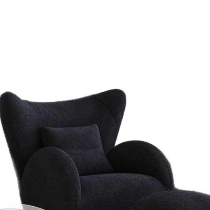 Single sofa living room fabric leisure chair, medieval style bedroom home