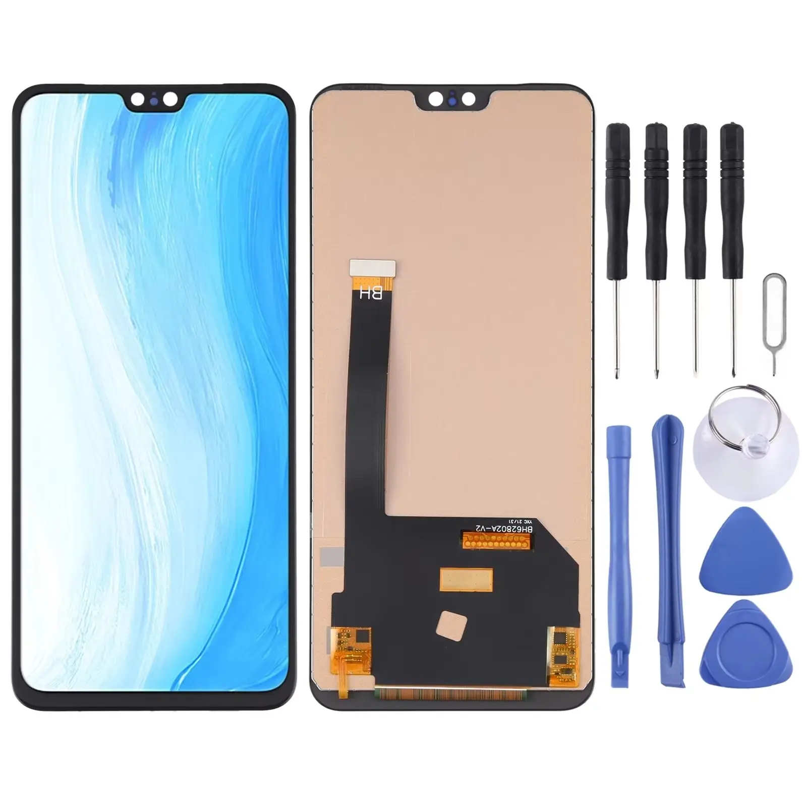 vivo V20 Pro 5G TFT Material LCD Screen and Digitizer Full Assembly, Not Supporting Fingerprint Identification LCD
