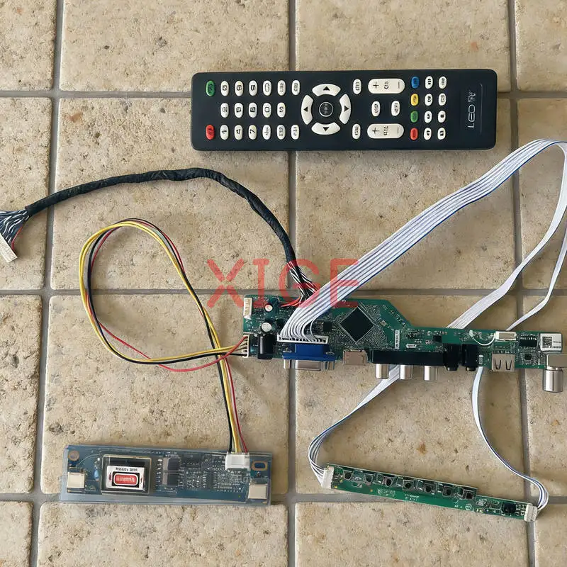 

Плата контроллера привода экрана подходит для B170PW04 N170C1 B170PW02 B170PW07 USB + AV + VGA + HDMI 1440*900 30-контактный LVDS 2-CCFL 1440x900 комплект DIY