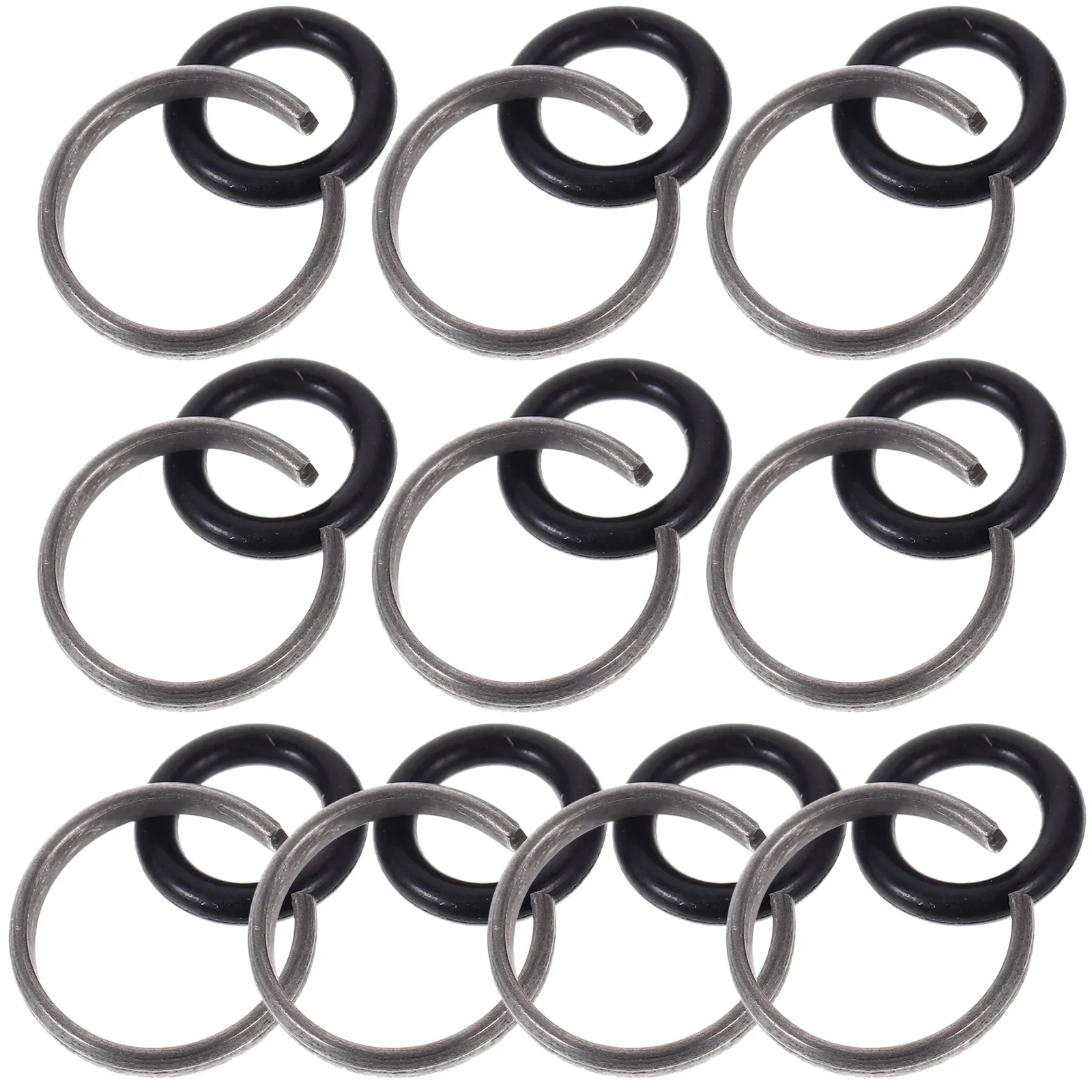 

10 set 10Sets ElectricWrenchRetainingRings ImpactWrenchParts Impact Wrench Socket Retainer DurableHighGradeRubber MetalClips