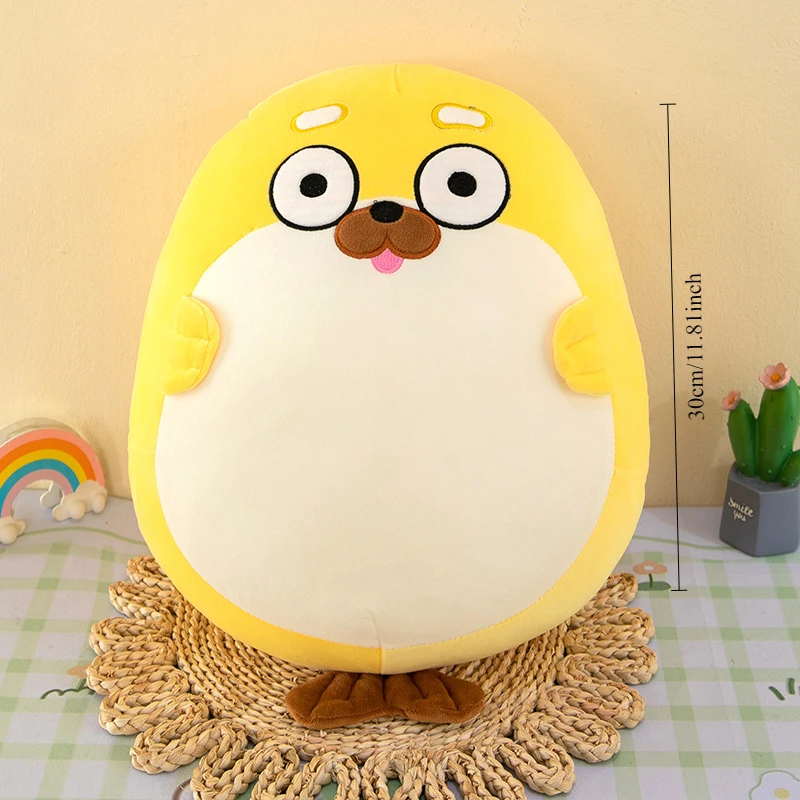 ختم أفخم دمية الكرتون لينة وسادة النوم الضغط لعبة مكتب الراحة وسادة الخريف / الشتاء هدية عيد ميلاد لطيف والأزياء