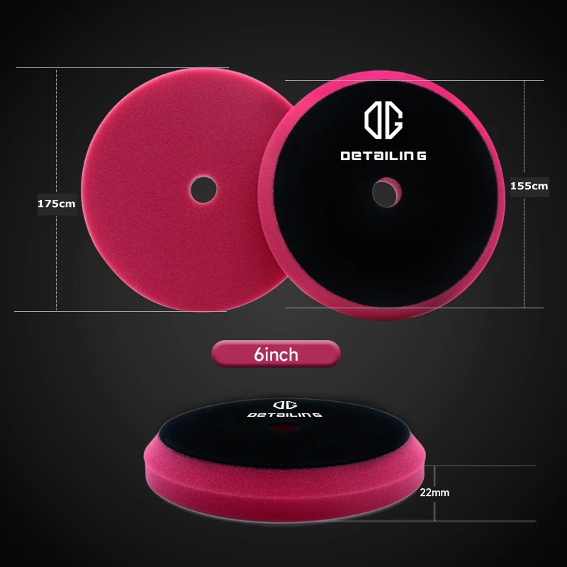 Detail lierung Auto Polieren 5 Zoll 6 Zoll Wachsen Polieren Schwamm Pads für Auto Radnabe Politur Polieren Wachs schaum Polierer