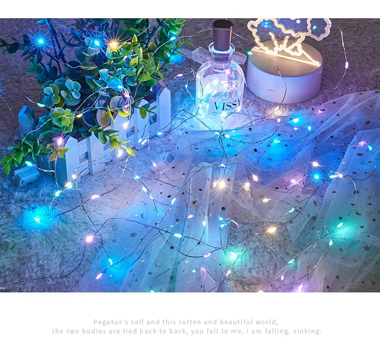 

USB remote control timing 8-function copper wire lamp LED lamp string festival celebration decorative lamp atmosphere lamp