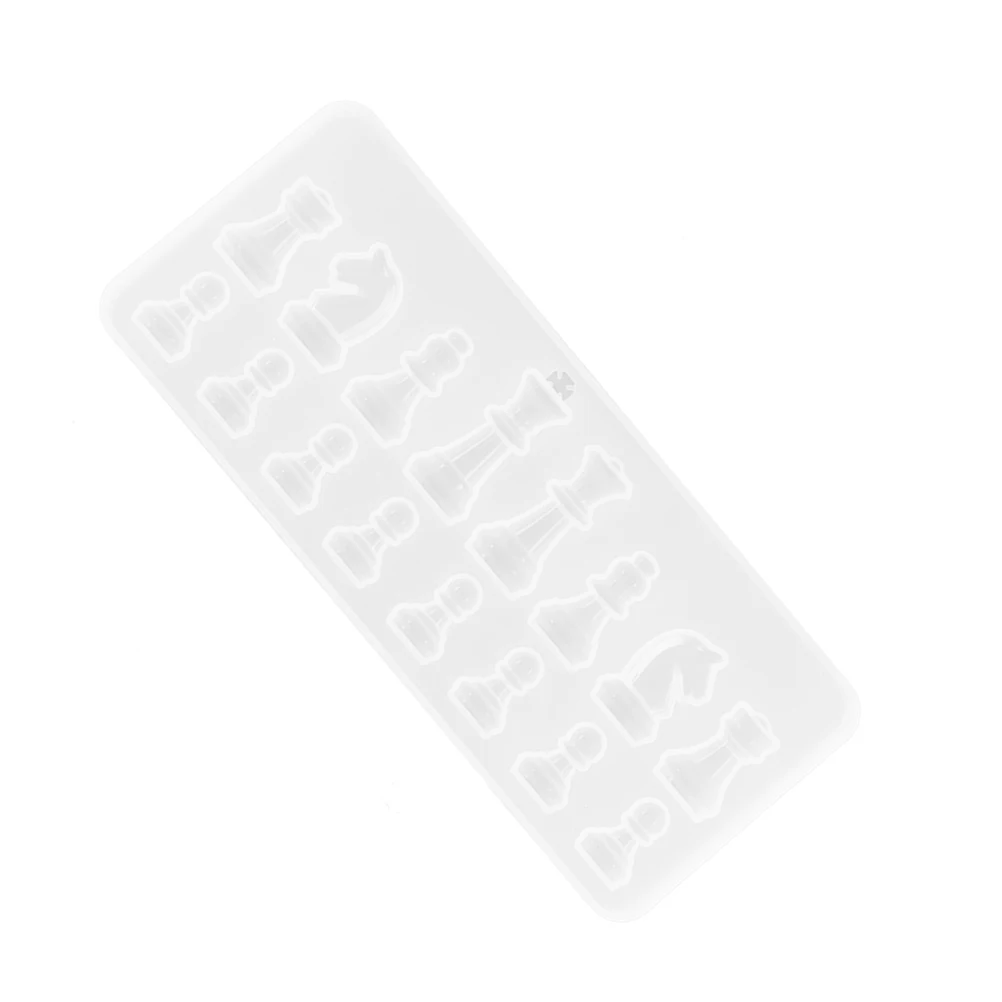 

Crystal Epoxy Mold Resin Silicone Diy Crafts Handmade Fondant Molds Chess Epoxy Mold Non Stick Easy Separate Jewelry Accessories