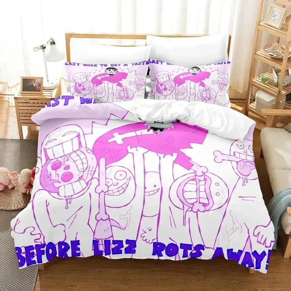 Hot Sale Fashion King Queen Bedding Set Single Twin Full King Size Cute Animals Bed Linen Adults Teens Bedroom Luxury Gift
