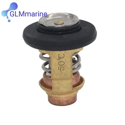 50℃ / 122℉ Thermostat 6E5-12411 For Yamaha 2 Stroke 3 4 5 6 8 20 25 30 40 HP Outboard 6E5-12411-30  6E5-12411-20 688-12411-11