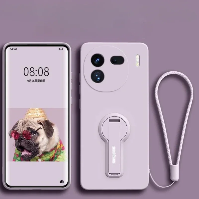 Case for VIVO IQOO 12 Pro Shockproof Shell for VIVO IQOO12 Pro IQOO 12Pro Coque Fundas with Holder Camera Protection Back Cover