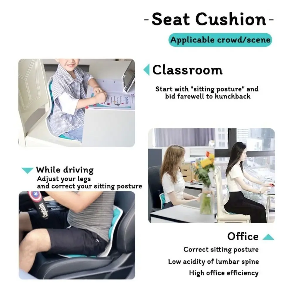

Soft Waist Protection Seat Cushion Breathable Comfortable Seat Pads Pain Relief Buttocks Chair Mat Home Office Car