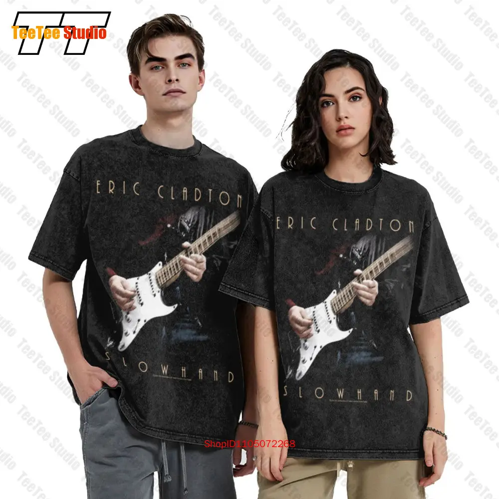 تي شيرت عتيق مستوحى من Dire Straits تي شيرت كبير الحجم مارك Knopfler التحقيقات الخاصة 80'S WJ8J