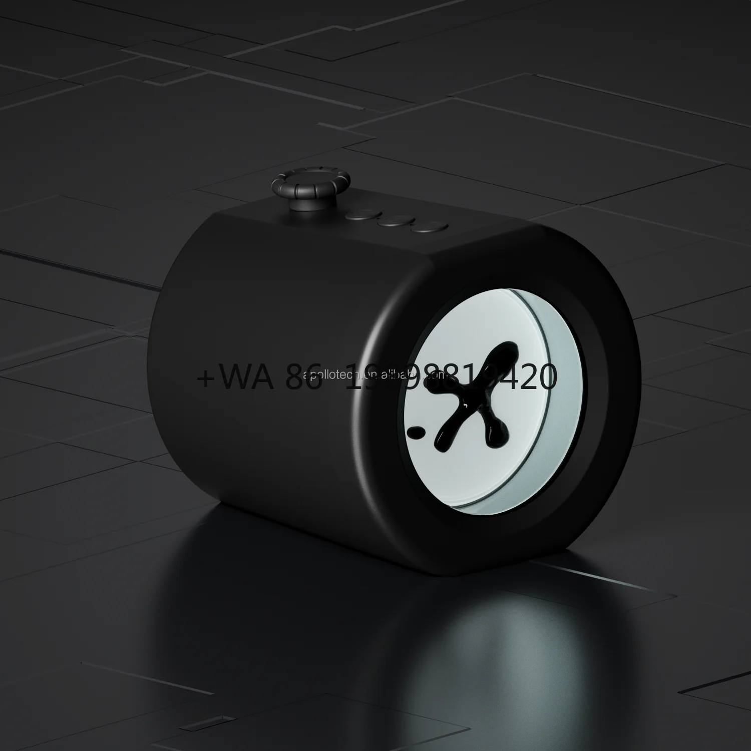 

2024 Super Popular Design Magnetic Fluid Bluetooth Speaker With Colorful