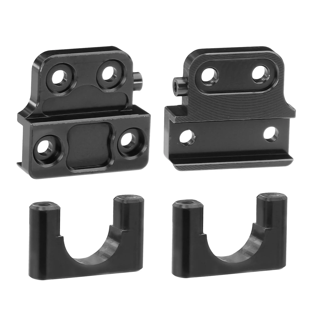 RCGOFOLLOW Staffa ammortizzatore fissa in lega di alluminio per 1/12 Quantità ammortizzatore MN LC79 MN78 Parte auto RC Rosso