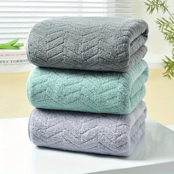 Large Bath Towel Heavyweight Quick-Dry Ultra-Soft & Highly Absorbent for Adults Ideal for Kitchen Use Lightweight Portable 1