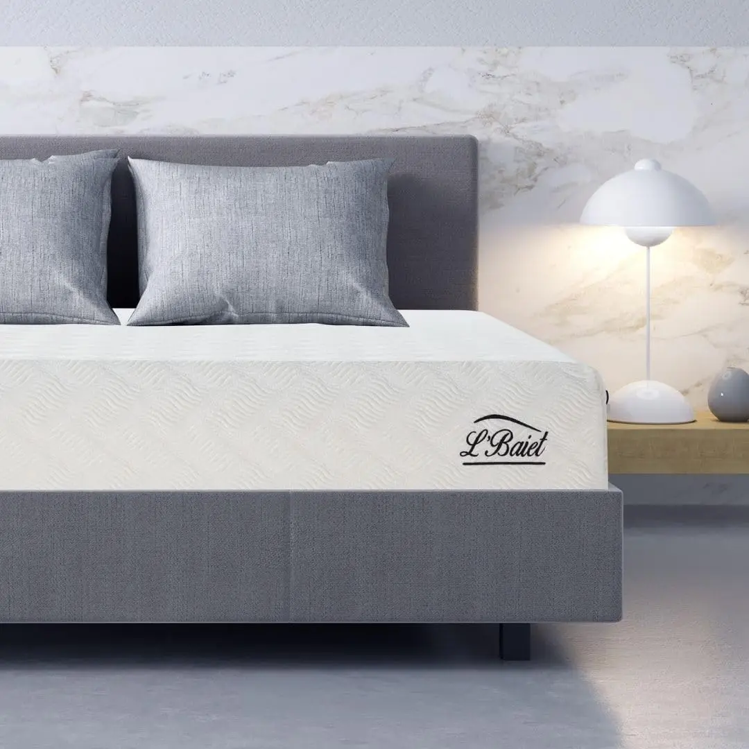 8” Gel Memory Foam Mattress, Twin Size/Bed in a Box/Medium Firm/Breathable Cooling-Gel Comfort Technology/Pressure Relie