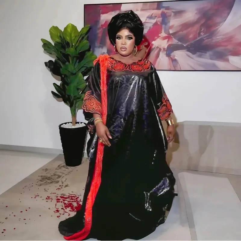 

Abayas For Women Dubai Luxury 2025 African Muslim Fashion Dress Caftan Marocain Evening Party Dresses Boubou Robe Djellaba Femme