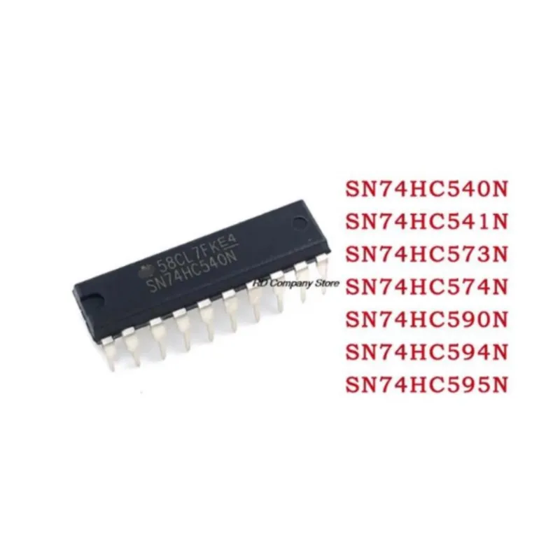 100PCS SN74HC540N SN74HC541N SN74HC573N SN74HC574N SN74HC590N SN74HC594N SN74HC595N DIP 74HC595 74HC574 74HC573 New original