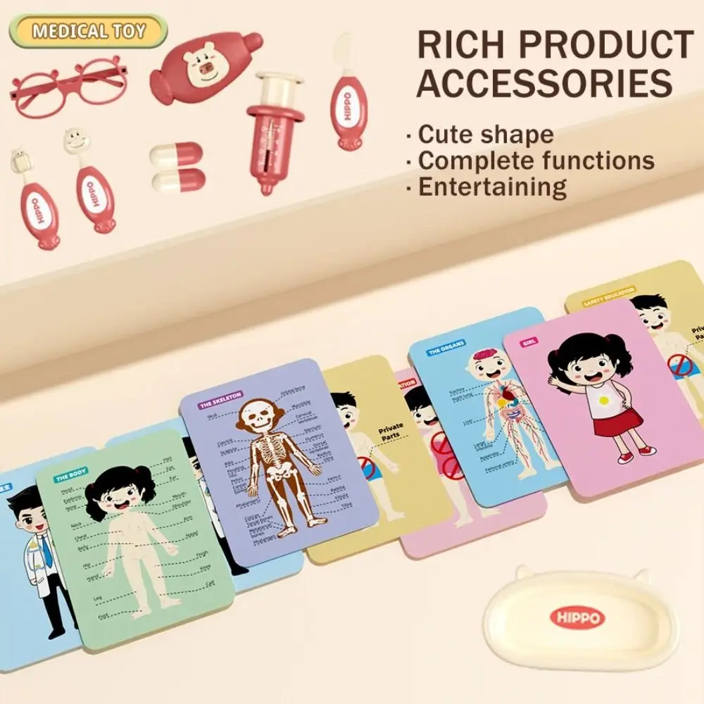 Simulation Dentist Box Doctor Pretend Role Play Kit Educational Game Role-playing Games Stethoscope Doctor Set