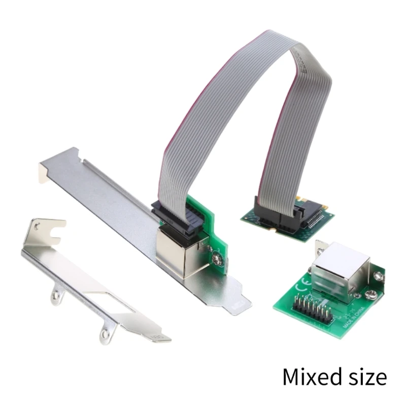 Schnelle RJ45-Karte M.2 A+E zu einem einzelnen Port 1000M-Netzwerkadapterkarte I210AT-Chip Rj45-Adapterkarte QXNF