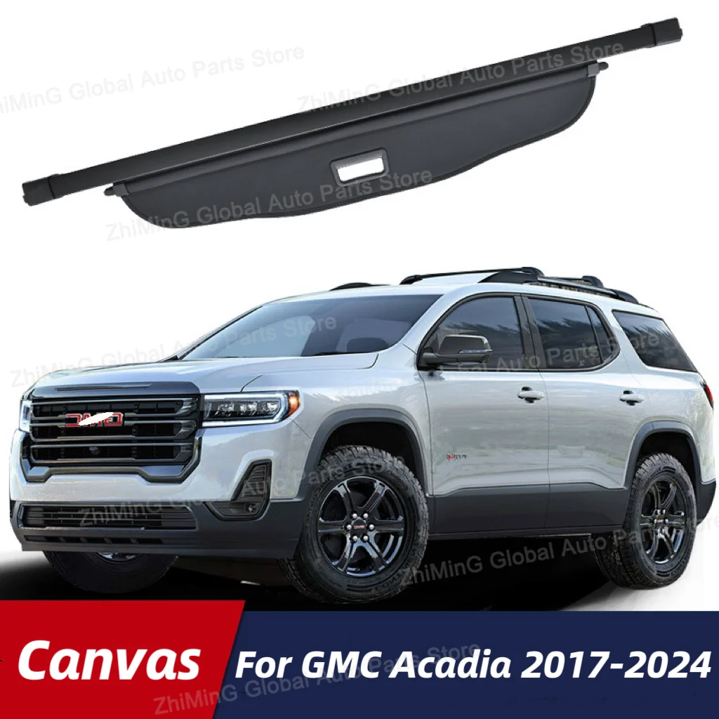 Cargo Cover Retractable Trunk Cover Luggage Shield Shade for GMC Acadia 2017-2024 Privacy Screen Shield Shade