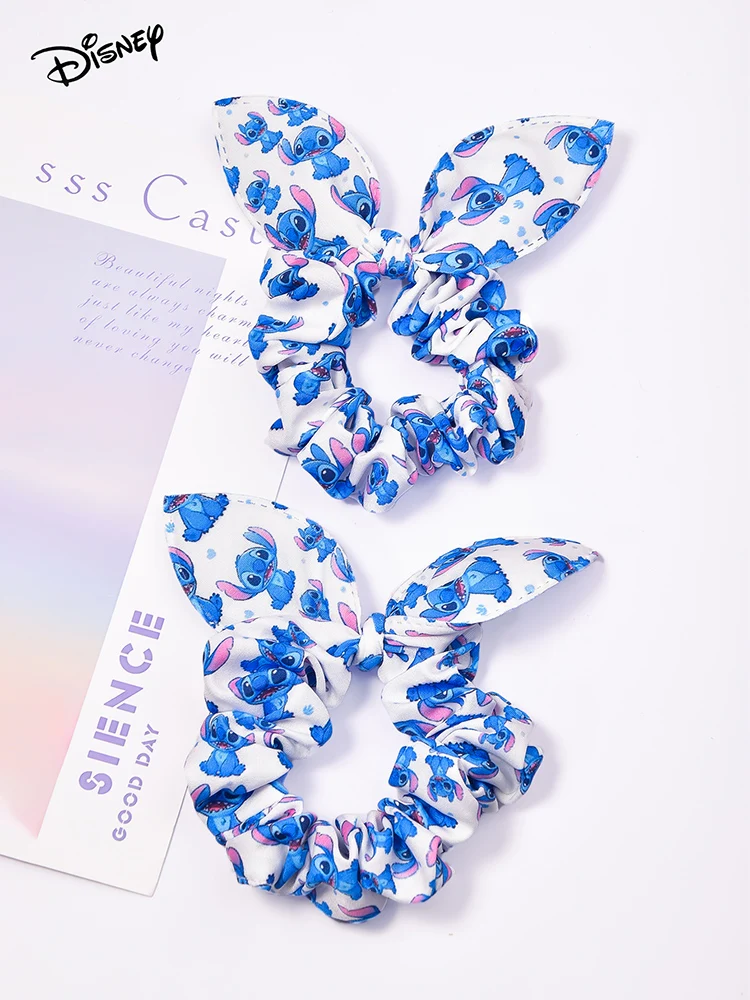 2 pieces of Disney licensed digital printed Stitch ear headbands, cute and trendy hair accessories.