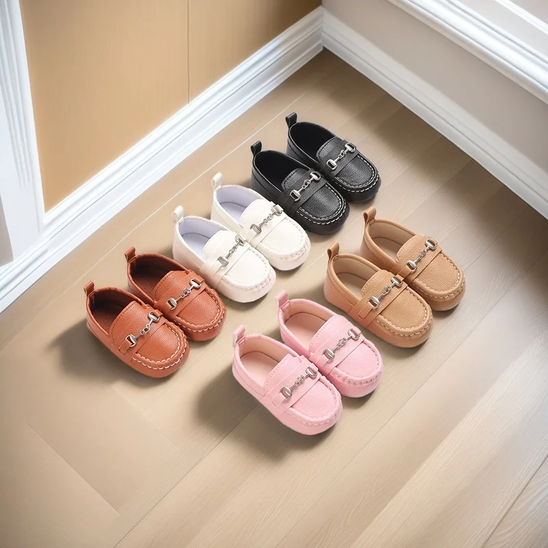 

Fashionable Walking Men's Baby Formal Wear Gentleman PU Soft Cloth Sole 0-18M Baby Cloth Front Shoes Casual Flat Shoes Sports