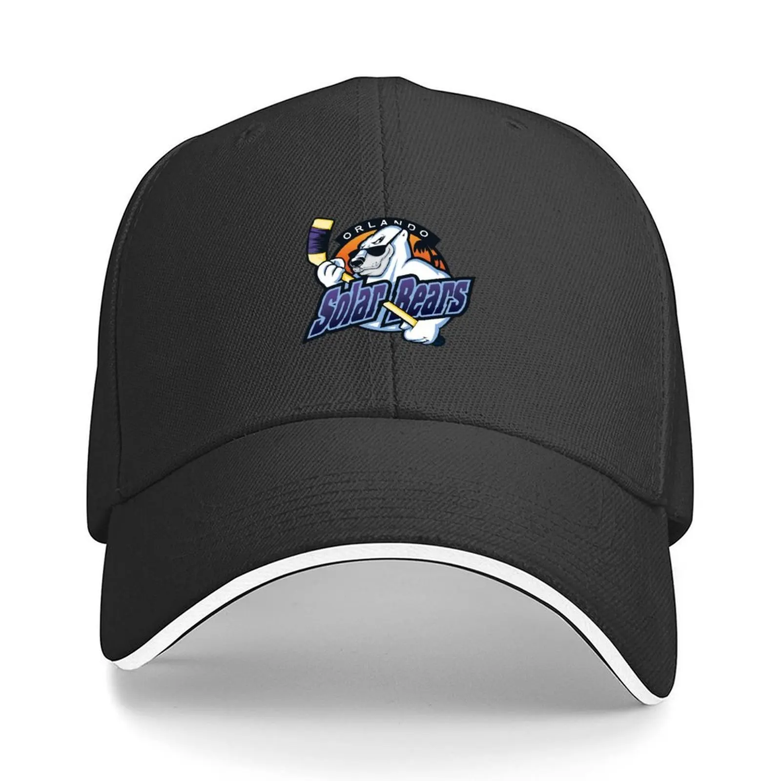 

Defunct Orlando Solar Bears IHL Hockey Team Logo Baseball Cap Sports Cap Cosplay Hat Beach Mens Tennis Women's