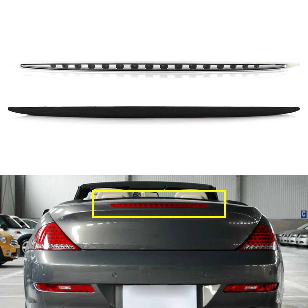 Black/White Car Tail Light High Mount Brake Lamp Indicator For BMW 6 Series E63 2004-2007 For E64 2003-2007 63256911909