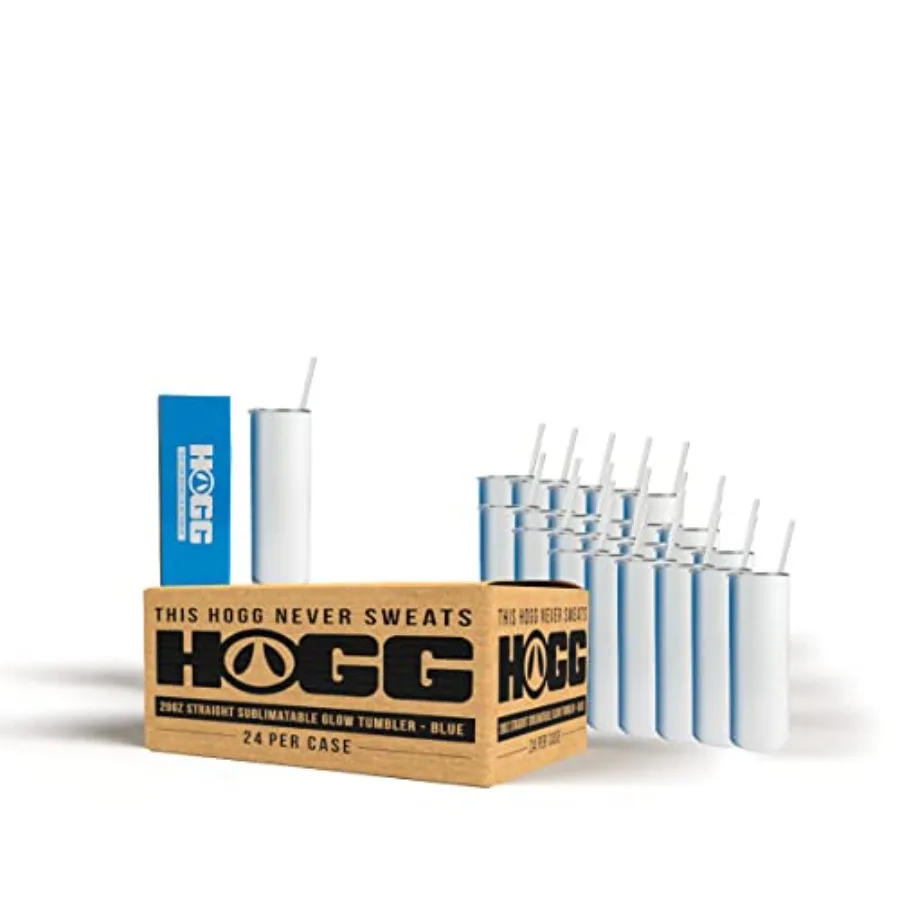 

Сублимационный светящийся в темноте стакан на 20 унций, 24 шт. — пустые стаканы с синим свечением, оптовые свечения после воздействия света, идеально подходят