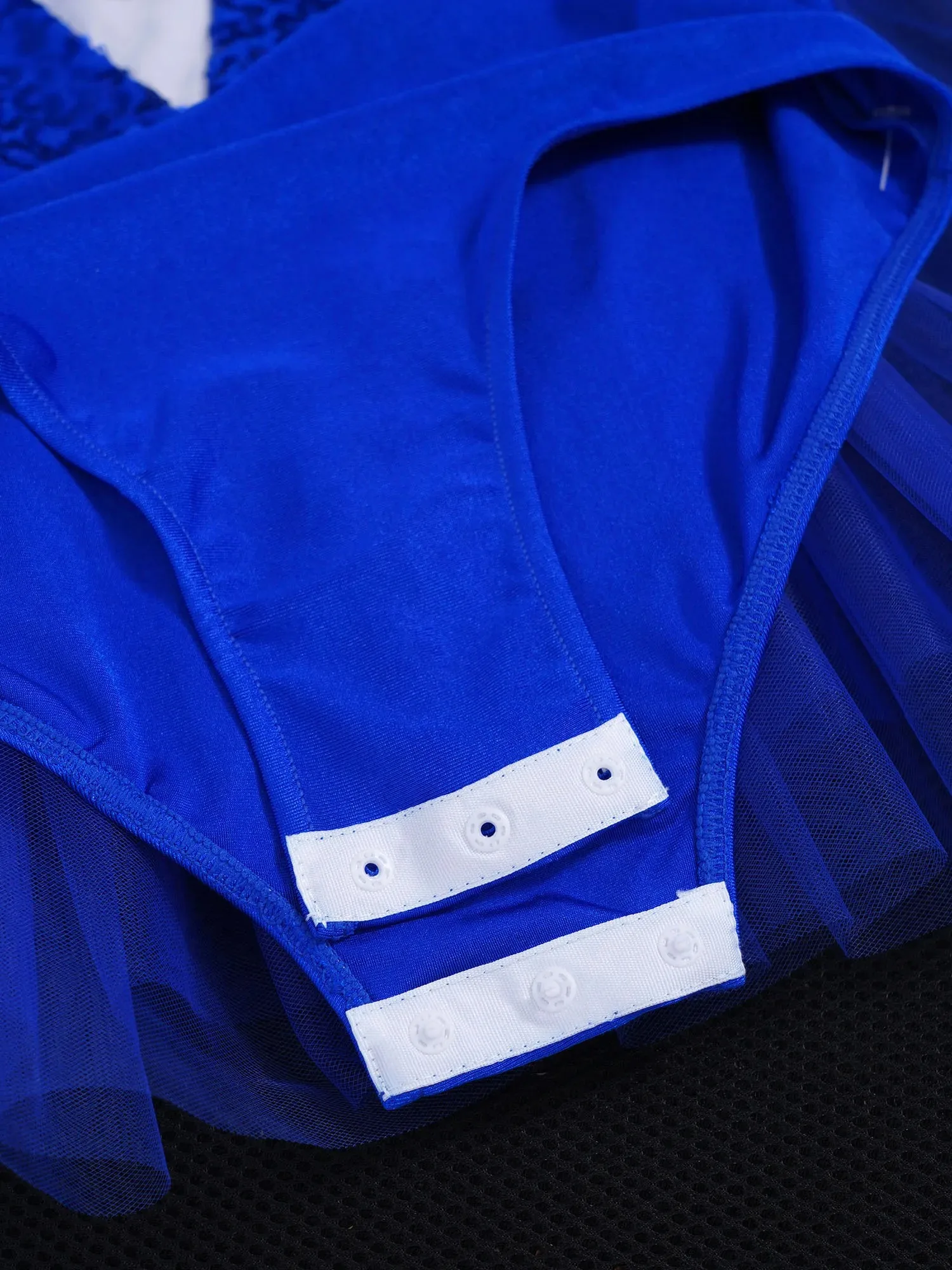 أطفال بنات ملابس رقص الجاز الساحر الزي سباركلي الترتر كتلة اللون صد تول متجنب يوتار مع قبعة ومجموعة العكاز #5