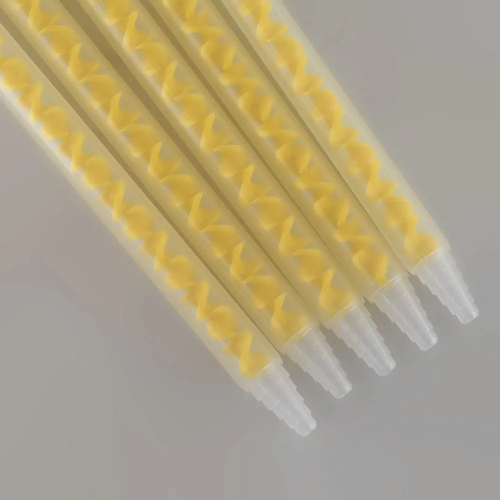 Pack Of 10 Resin Static Mixer MS08-32ผสมหัวฉีดสำหรับ Duo Pack Epoxies Core วัสดุ POM
