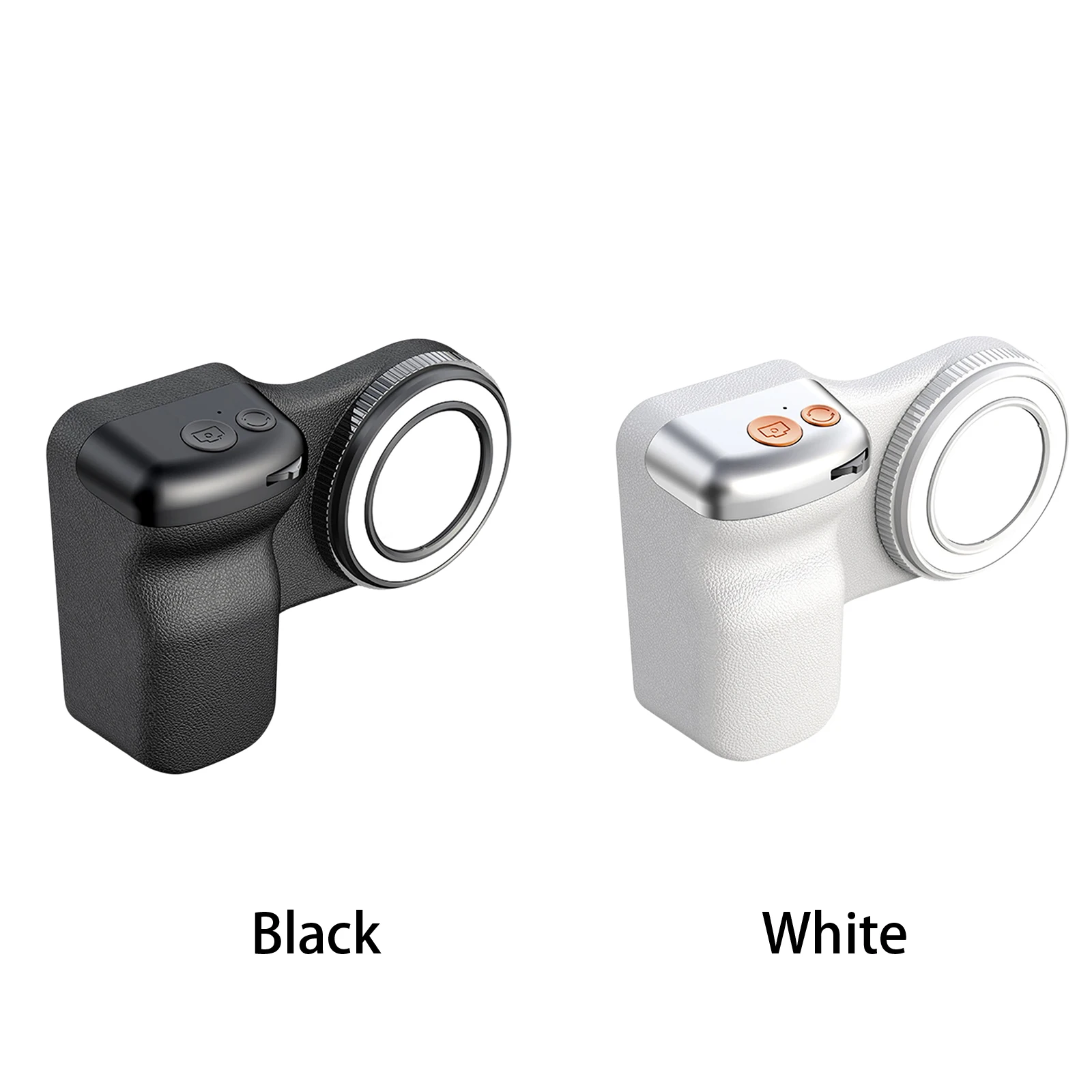 Phone Camera Shutter Grip with Dual Color Fill Light Phone Grip Handle Holder BT Remote Control for Zoom Calls Video - view 3