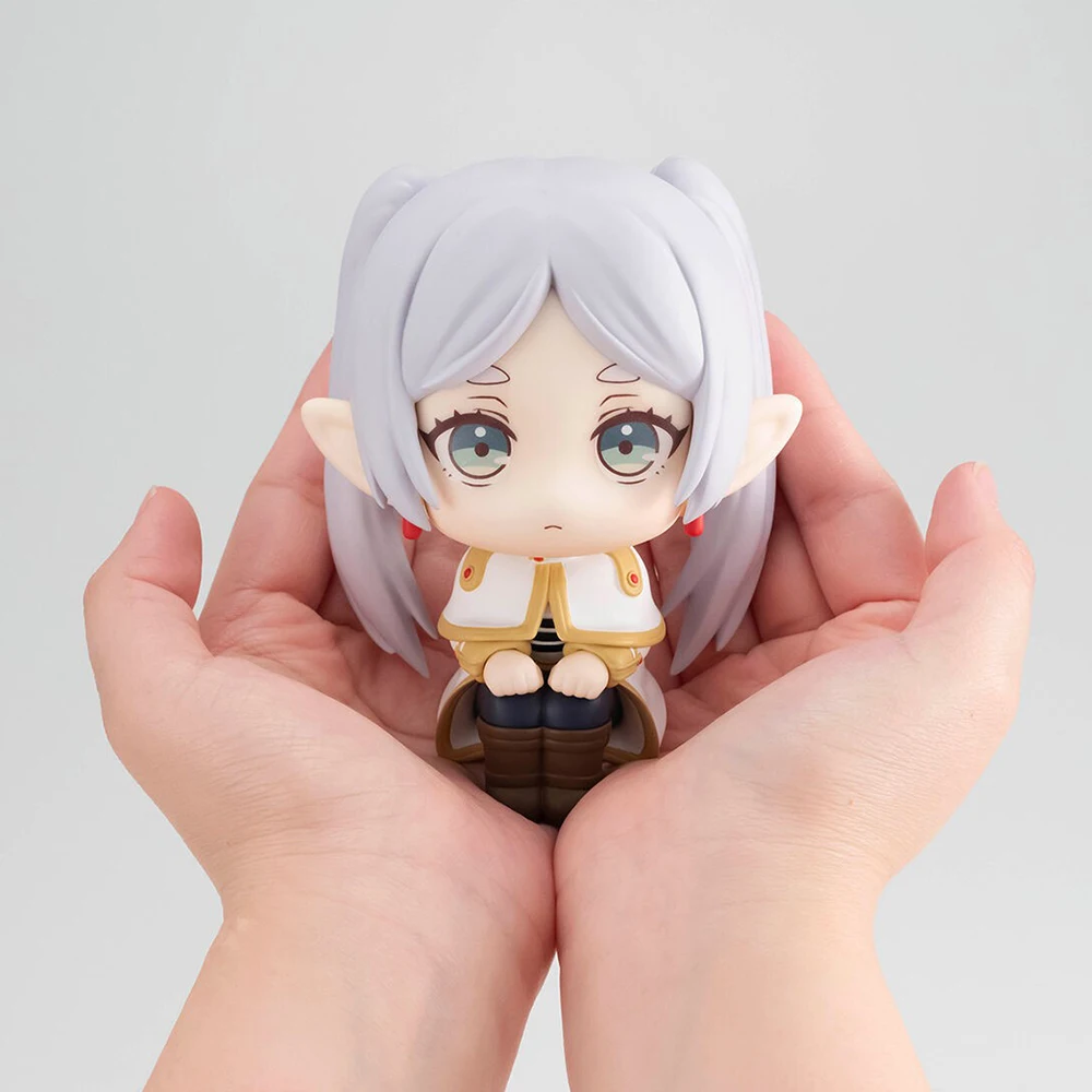 Anime figure Frieren Look up action figure cute girl Frieren sitting figurine doll PVC Model Toy Collection Statue children Gift