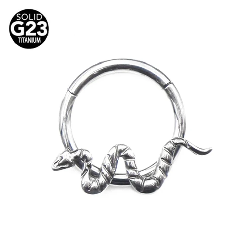 G23 Titanium Bee Septum Nose Ring Piercing