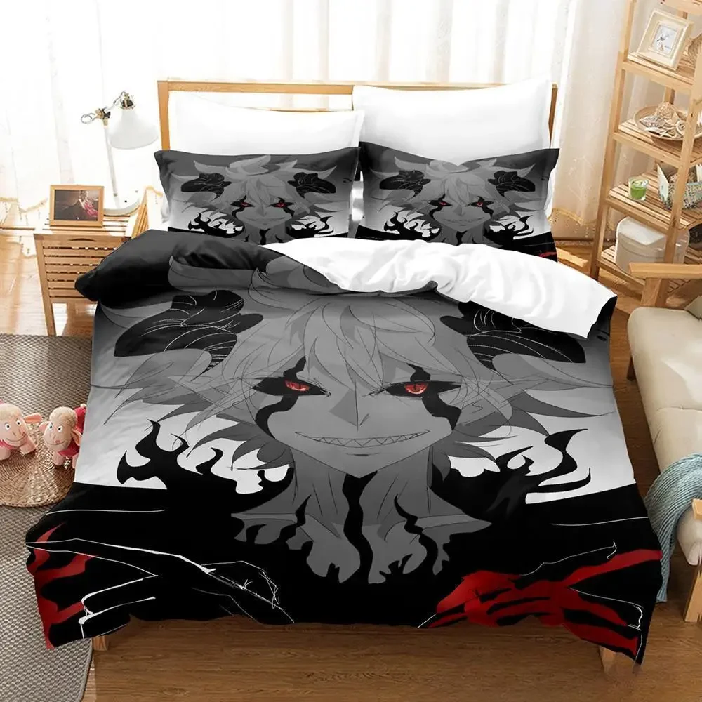 3D Print Anime Black Clover Bedding Set Single Twin Full Queen King Size Bed Set Adult Kid Bedroom Duvet cover Sets Home Textile