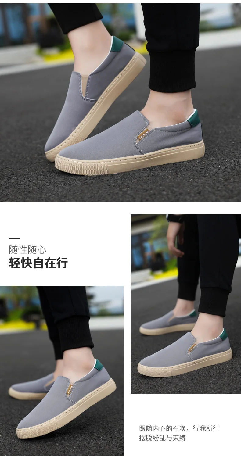 Neue weiße Slip-On-Leinenschuhe für Herren, vulkanisierte Sneakers, Studenten- und Jungen-Loafer, Espadrilles, lässige Herren-Fahr- und Golfschuhe, Größe 47 48. – Detail 27