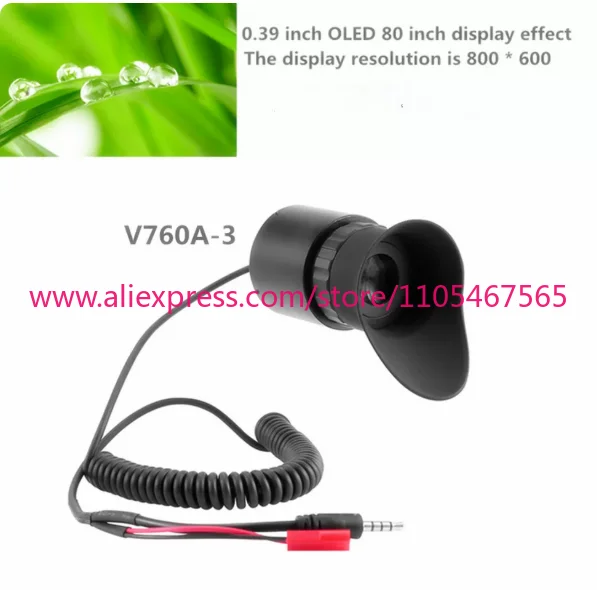 1PCS V760A-3 0.39-inch OLED Display Module - Portable HD Viewfinder for Virtual Large-Screen & Endoscope Cameras
