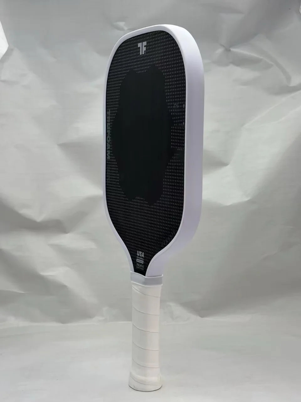

High elastic full foam core wide panel 16mm hot pressed T700 original carbon fiber USAPA certification pickleball paddle