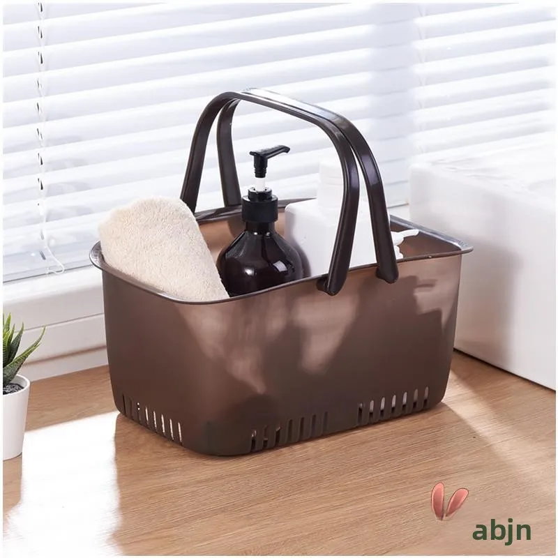 

Large Plastic Bath Basket Handheld ower Toiletries Storage Basket Batoom Organizer Drainage Wa Basket Batoom Storage